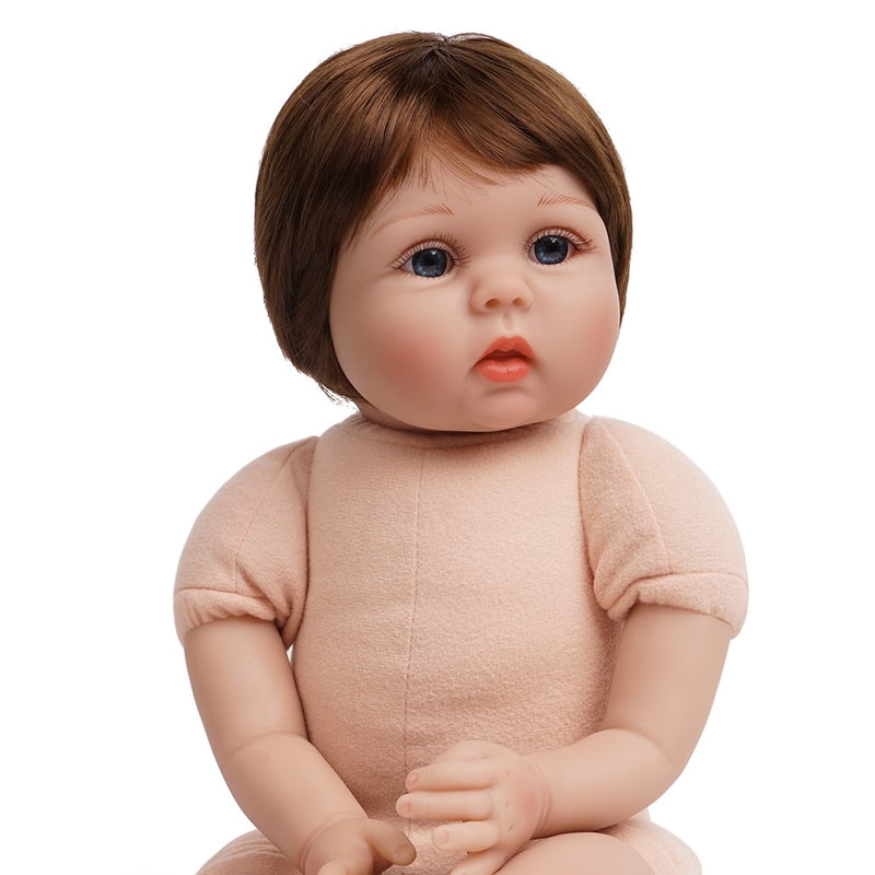 Élethű újszülött fiú baba kiegészítőkkel - Martin | 55 cm