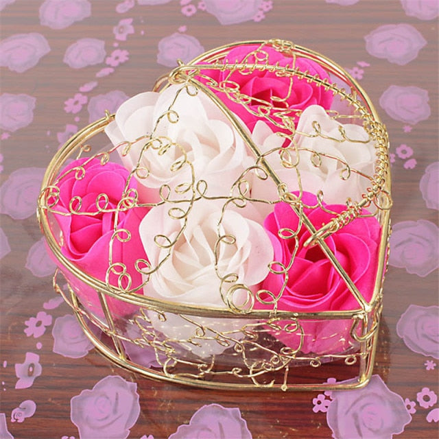 Valentin napi szappan rózsák - Több színben