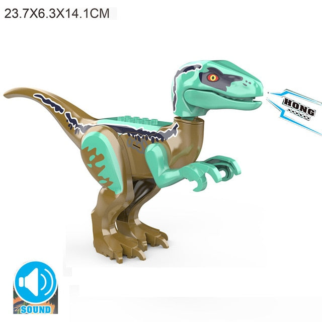 Velociraptor | Jurassic Park dinoszaurusz Legó kiegészítő - 23 cm