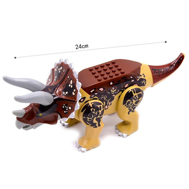 Triceratops | Jurassic Park dinoszaurusz Legó kiegészítő - 24 cm