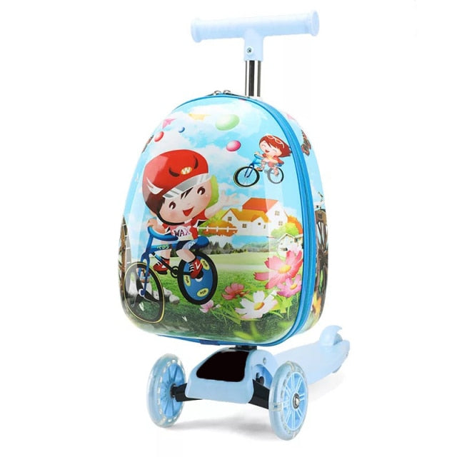 Összehajtható gyermek roller - bőrönd