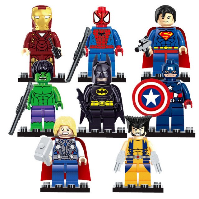 A Marvel akcióhősei Lego kiegészítő - 8 db