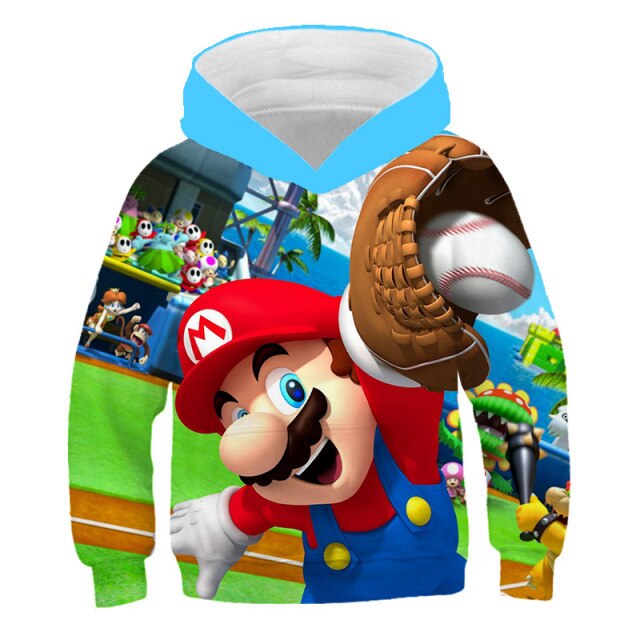 Kapucnis gyermek pulóver - Super Mario - Több változatban