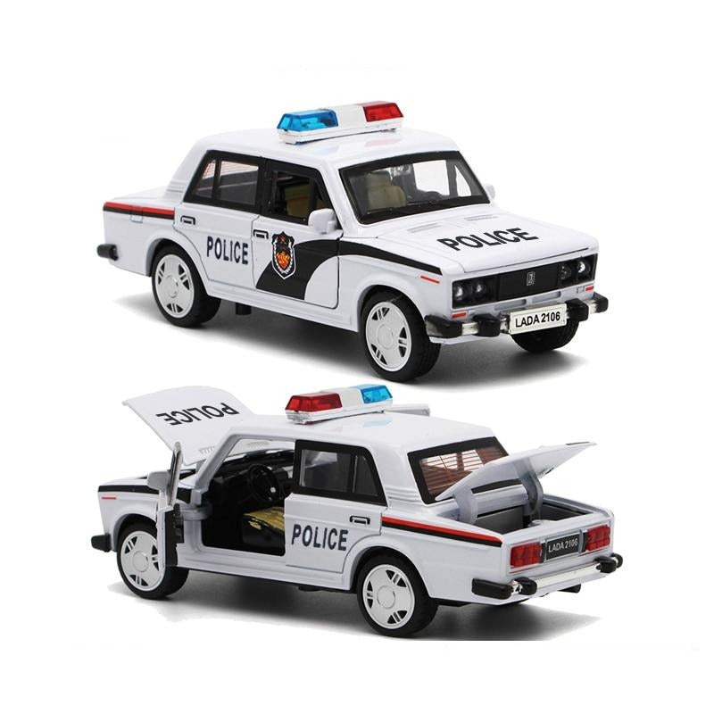 Rendőrségi Lada játékautó