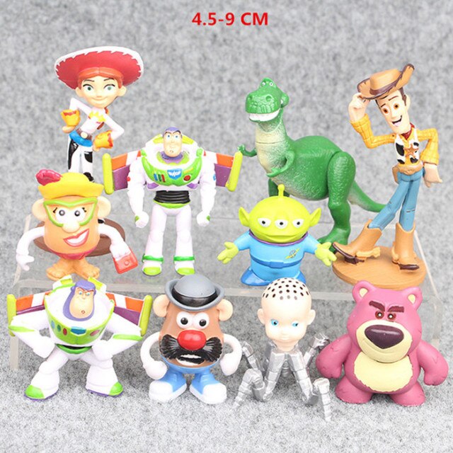 Toy Story: Játékháború figura szett - 10 db