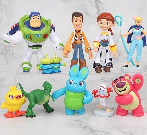 Toy Story: Játékháború figura szett - 10 db