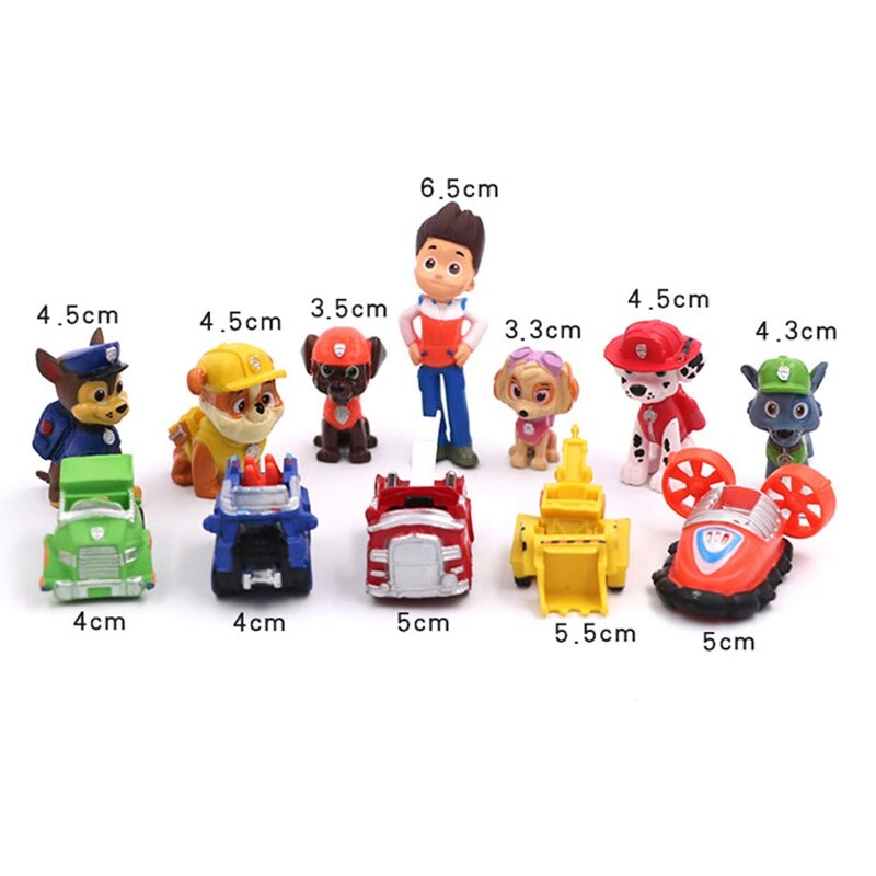 Paw Patrol játék figurák - 12db