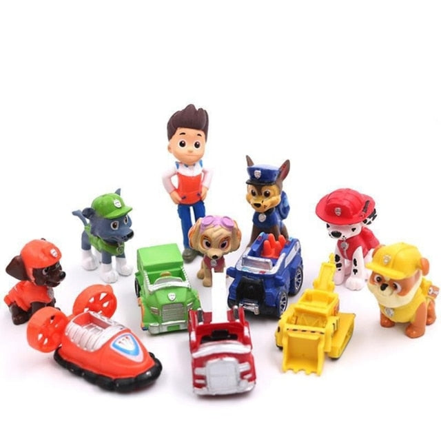 Paw Patrol játék figurák - 12db