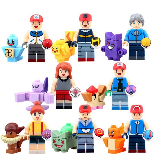 Pokémon Lego kiegészítő - 8 db