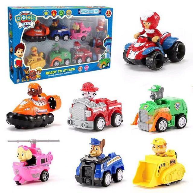 PAW PATROL játék figurák - 7 db