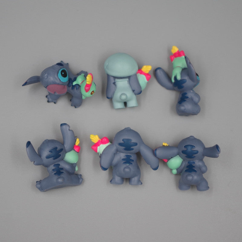 Stitch figura szett - 6db