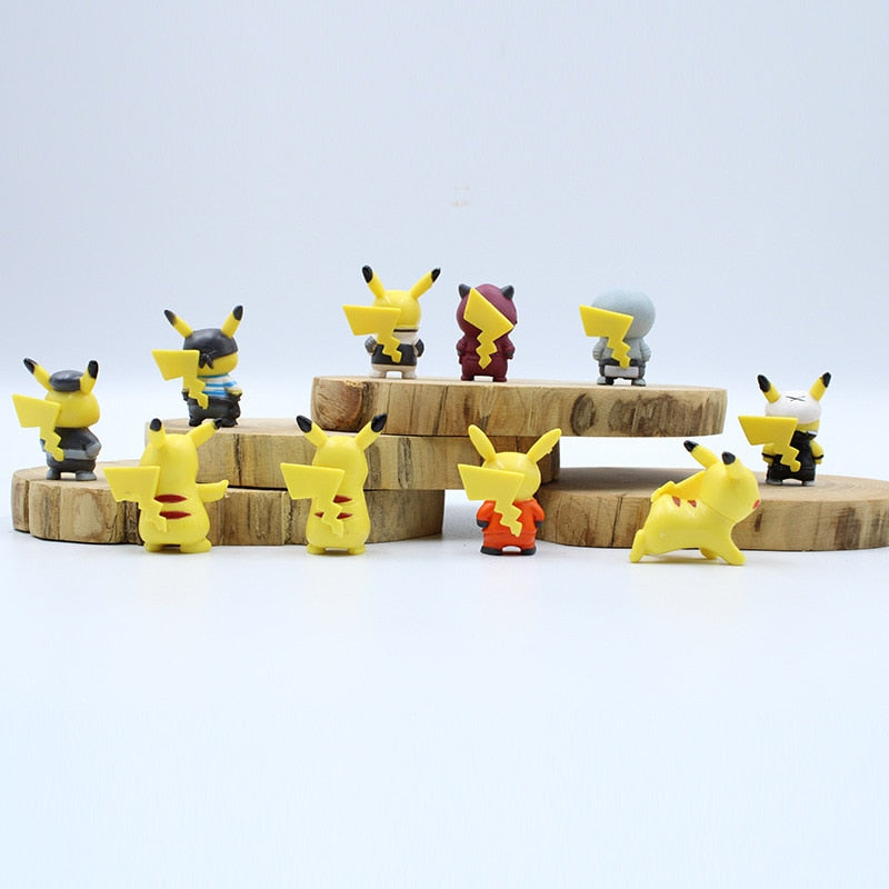 Pikachu figura szett - 10 db