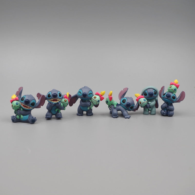 Stitch figura szett - 6db