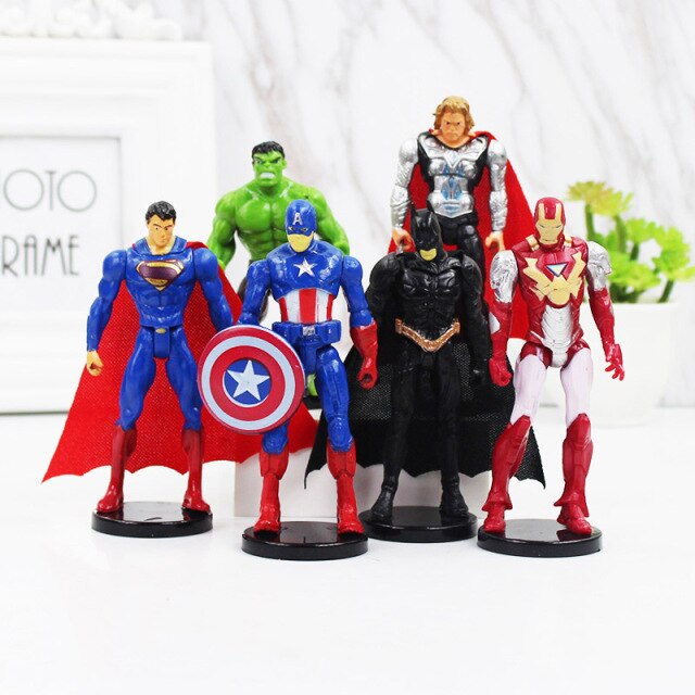 Marvel és DC akció figura szett - 6 db