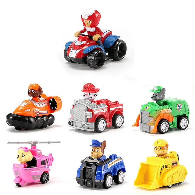 PAW PATROL játék figurák - 7 db