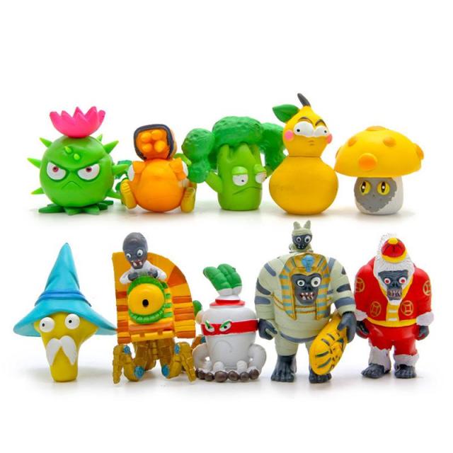 Plants vs Zombies figura szett - 10 db