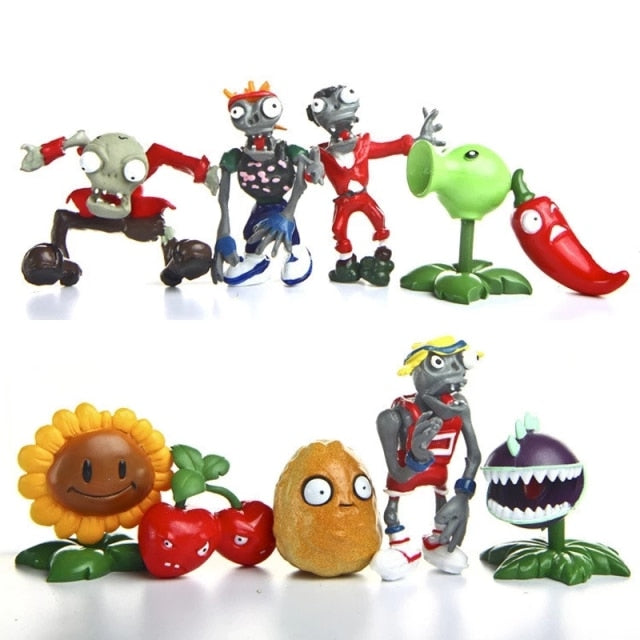 Plants vs Zombies figura szett - 10 db