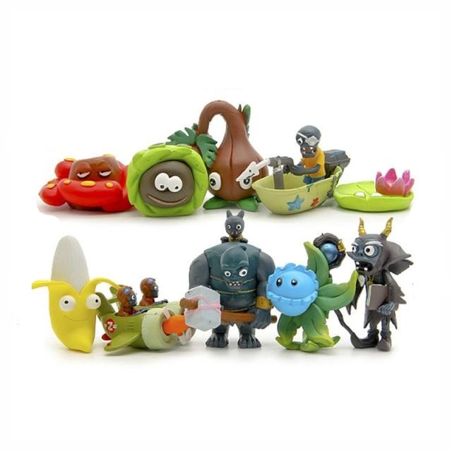 Plants vs Zombies figura szett - 10 db